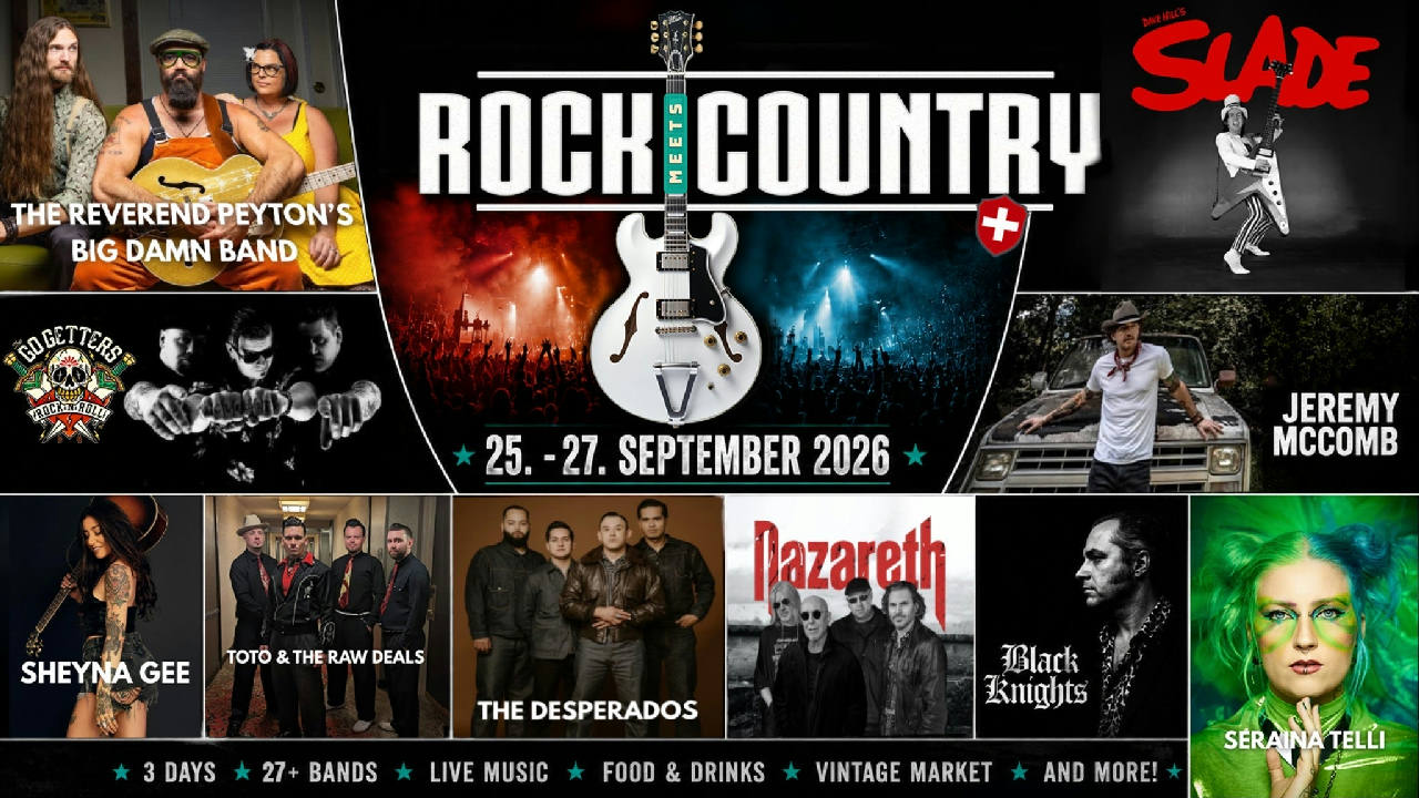 Rock Meets Country 2026 | 1-DayPass Sunday in Hochdorf