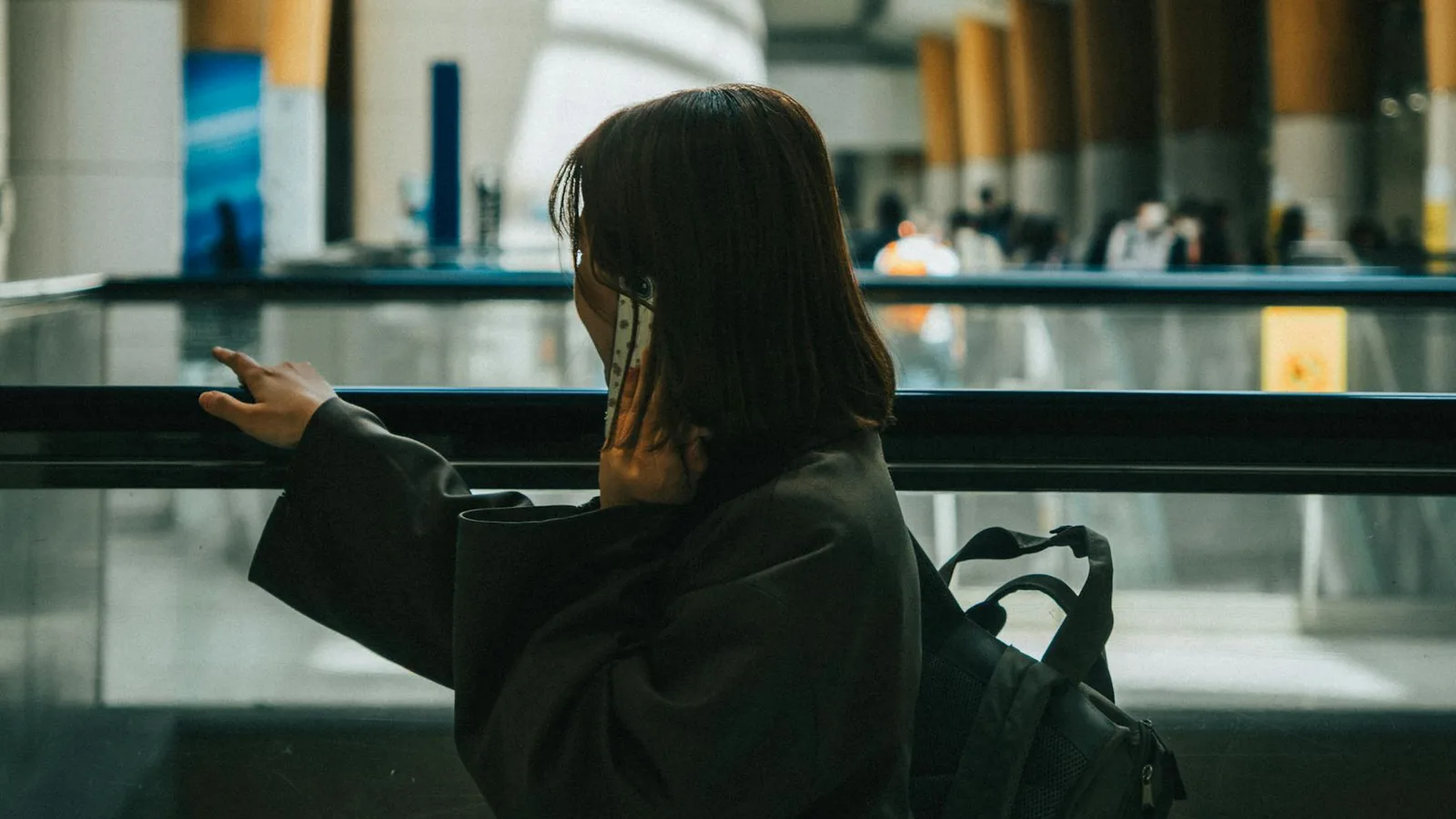 Slow Travel eSIM Connection: Troubleshooting Steps — Airport terminal travel scene